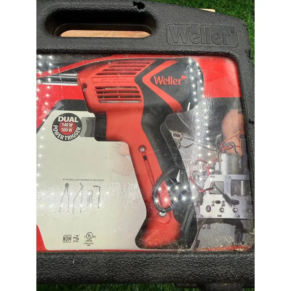 Weller Soldering Tool 140Ww/Triple LED Lights, Dual Temp Trigger &Case
